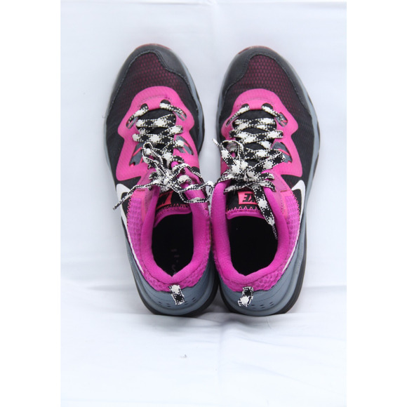 Nike Dual Fusion Trail Shoes Women Size 9.5 Black Purple Running 652869-011 - Picture 5 of 7